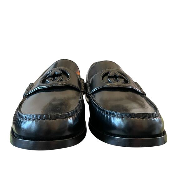 Gucci Interlocking G Loafer Millennial Ribot Black Mens 12 | US 12.5 New main image 16